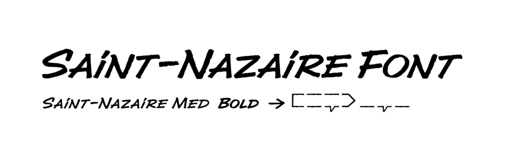 Custom Typographie Ville de Saint-Nazaire